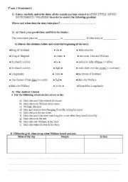 English Worksheet: Braveheart