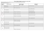 English Worksheet: simple present