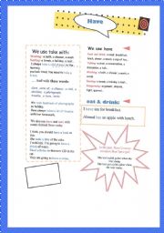 English worksheet: Have