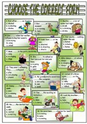 English Worksheet: mixed tenses 