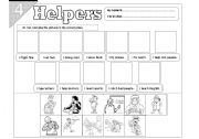 English Worksheet: Helpers - 04