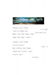 English Worksheet: Pome
