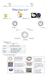 telling the time / + daily routines