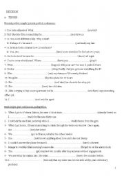 English Worksheet: revision intermediate level