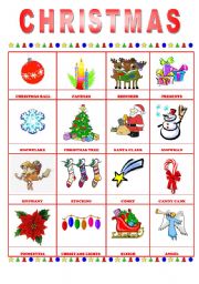 English Worksheet: Christmas vocabulary 2