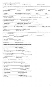 English Worksheet: revision elementary