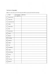 English Worksheet: Tim Burton Filmmaker Biography
