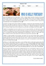 TEST - WHO IS NELLY FURTADO?