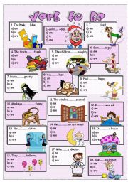 English Worksheet: verb to be