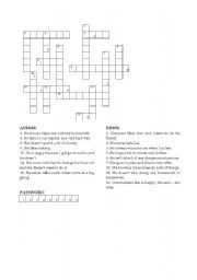 Personality crossword