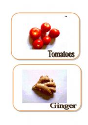 English Worksheet: Food Flashcards- Part 1