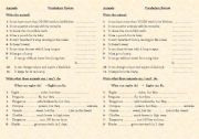 English worksheet: Animals Vocabulary review