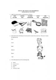 English Worksheet: In the kitchen - vocabulary