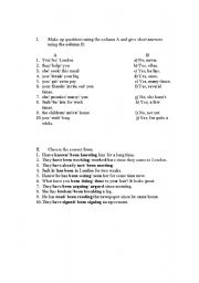 English worksheet: PRESENT PERFECT