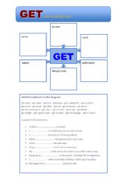 English Worksheet: Get - and its many uses