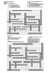 English Worksheet: Superlatives crossword 2