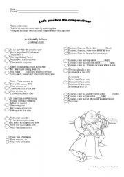 Comparatives with music! =D