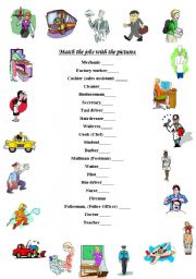 English Worksheet: Occupations