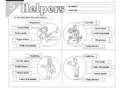 English Worksheet: Helpers - 05