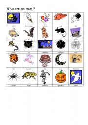 English worksheet: HALLOWEEN