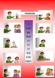 English Worksheet: PRONOUNS