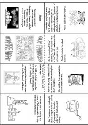 English Worksheet: Guy Fawkes and Bonfire Night Mini Book