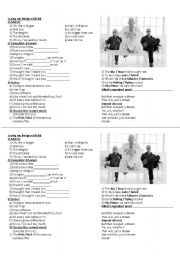 English Worksheet: Losing my Religion (REM)