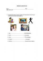 English Worksheet: WORKSHEET