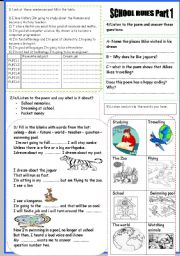 English Worksheet: school rules 