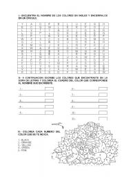 English Worksheet: Colors
