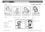 English Worksheet: Present Continuous GARFIELD