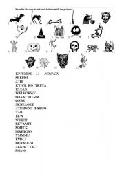 English worksheet: Halloween 2