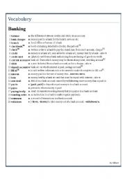 English Worksheet: Bussines Vocabulary
