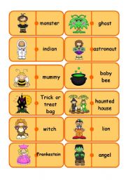 English Worksheet: halloween dominoes (reedit)