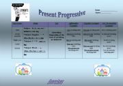 English worksheet: Present Continuous 