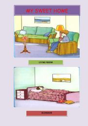 English Worksheet: ROOMS