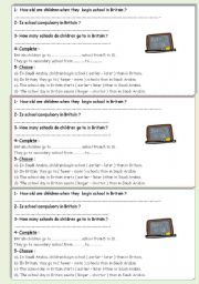 English Worksheet: pre- reading work sheet