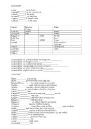 English Worksheet: simple present