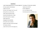 English Worksheet: Orlando Bloom - Complex Exercise