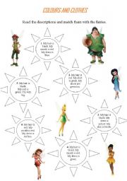English worksheet: Fairies