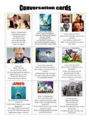 Conversation cards - Movies