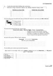 English Worksheet: physical qualities/should/horoscopes