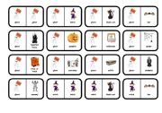 English Worksheet: HALLOWEEN DOMINO 1