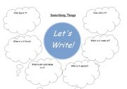 English Worksheet: describing things