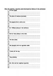 English Worksheet: Present Simple - Part 1