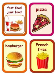 English Worksheet: Fruits, Vegetables, Fastfood, Snacks & Drinks 5-9