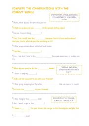 English worksheet: PLAYING WITH WORDS