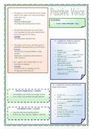 English Worksheet: Passive Voice 