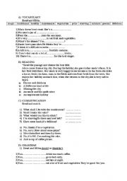 English worksheet: mix-up exercises