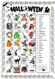 HALLOWEEN WORDSEARCH